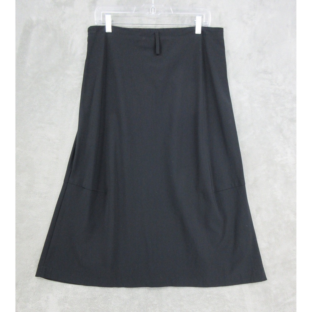 Marithe Francois Girbaud Skirt Womens Size 8 Minimalist Pleated Quiet Luxury Zip - Picture 2 of 10